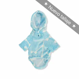 Hoodie S Azul Moléculas Luminosa