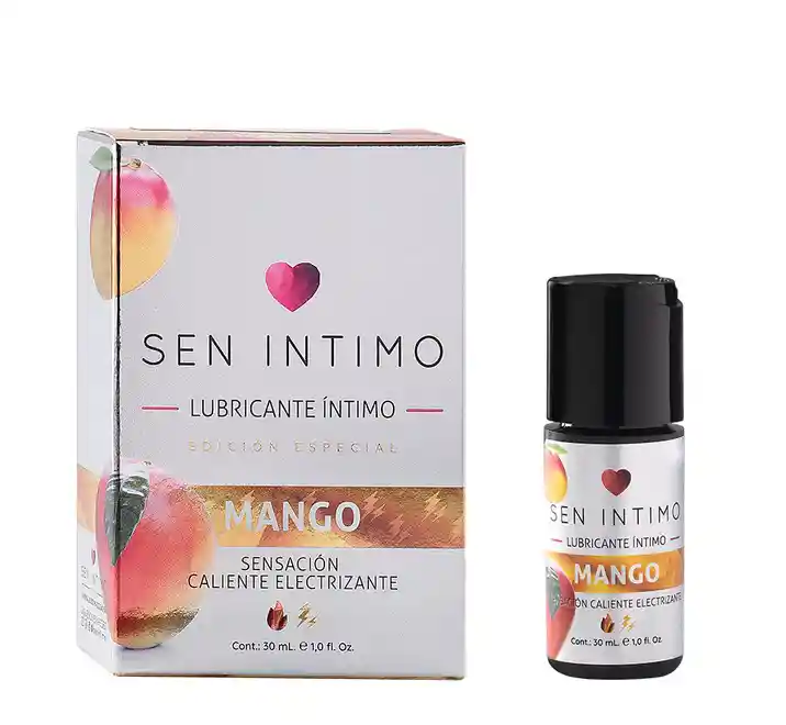 Lubricante Íntimo Mango Sensación Caliente Electrizante X 30 Ml