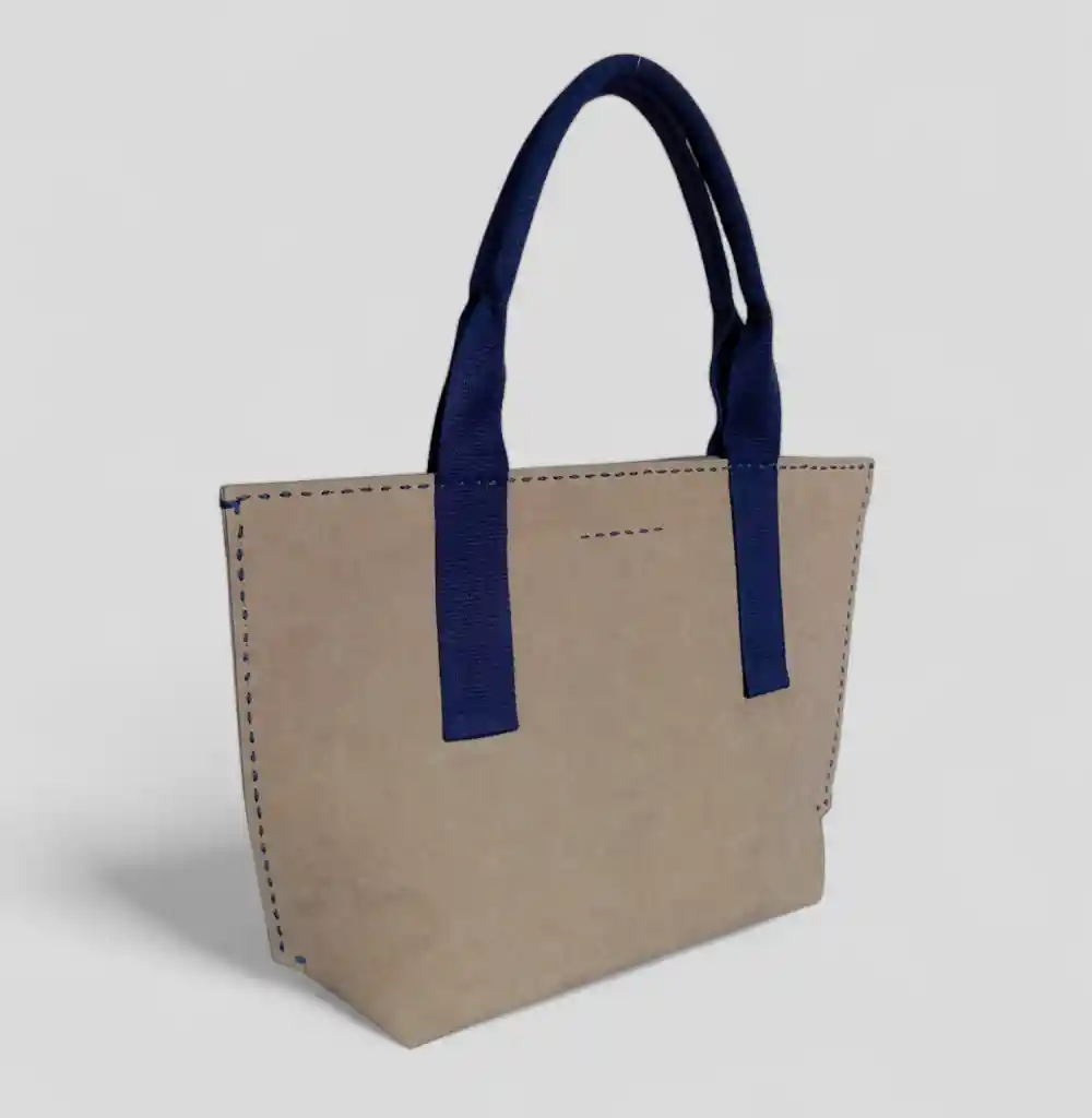 Bolso Mujer Beige Hecho A Mano