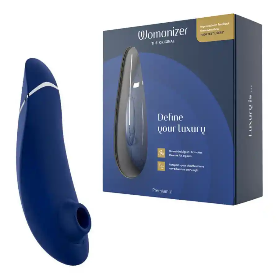 Succionador De Clítoris Premium 2 Azul Womanizer