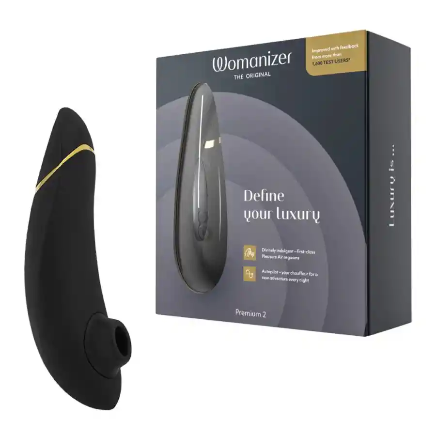 Succionador De Clítoris Premium 2 Negro Womanizer