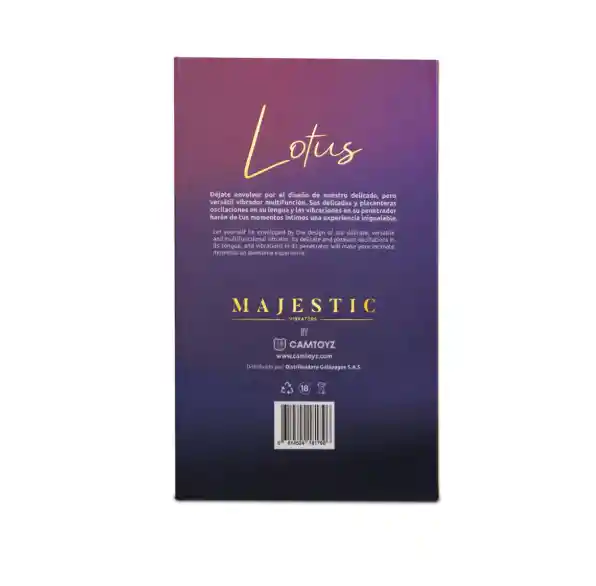 Majestic Vibrador Con Bala Lotus