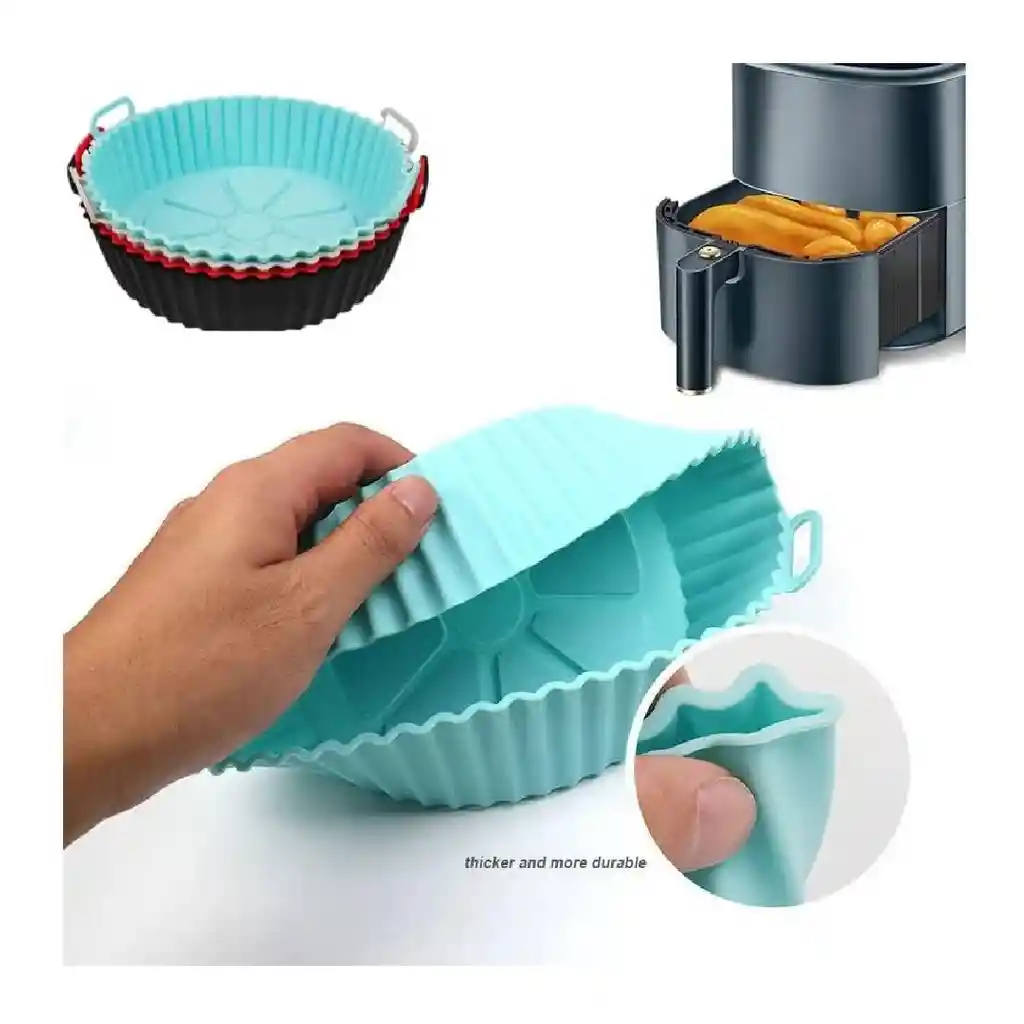 Molde De Silicona Grueso Para Freidora De Aire Y Horno