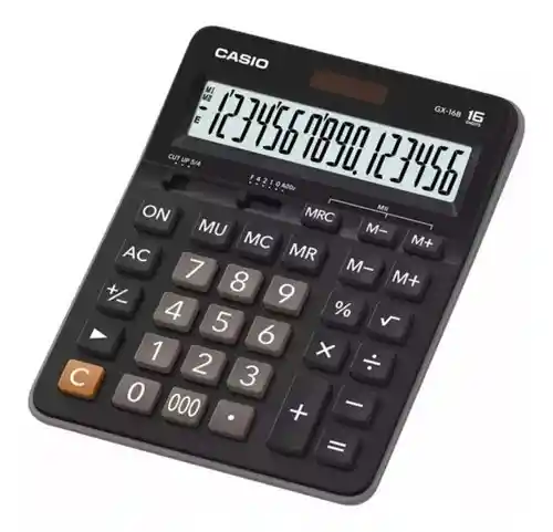 Calculadora Casio Solar De 16 Digitos Gx-16b Original