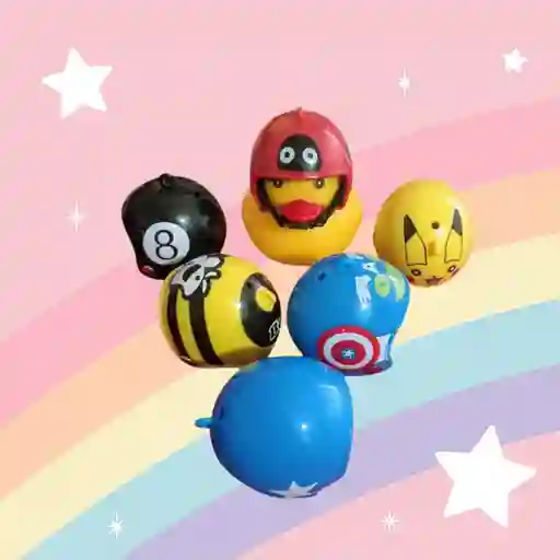 Divertido Pato Motero Moto, Bicicleta, Coches Y Más Casco, Luces Y Sonido