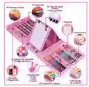 Set De Arte 208 Piezas Jl-321 Rosado