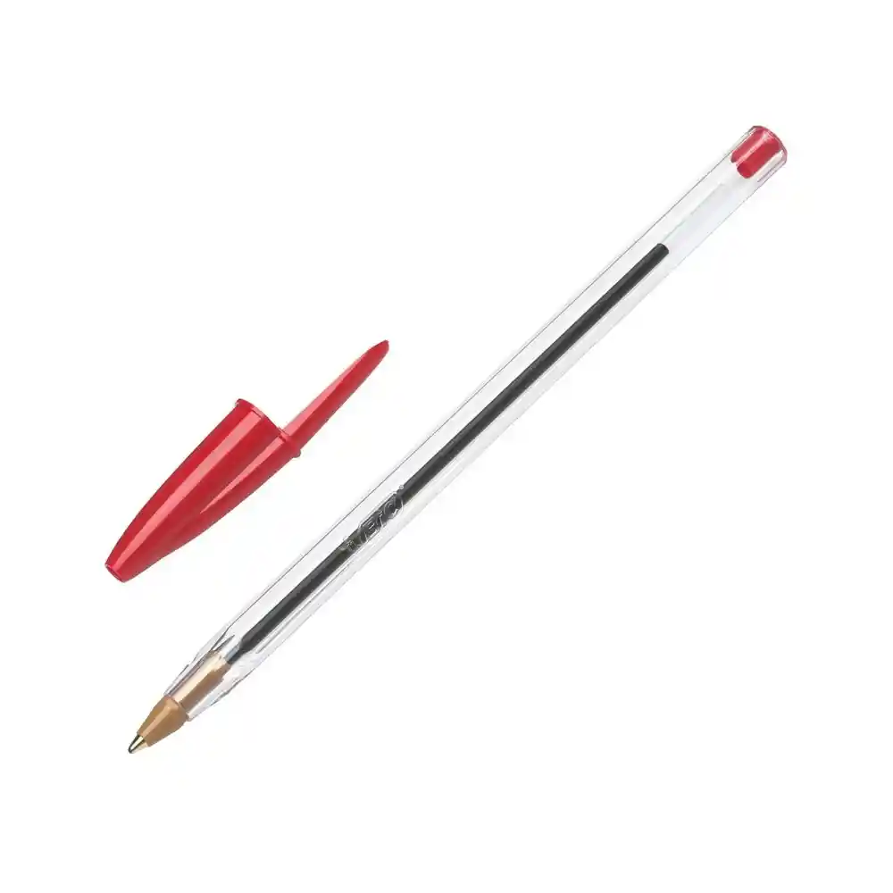 Boligrafo, Esfero , Lapicero Bic Tapa Ordinaria Rojo