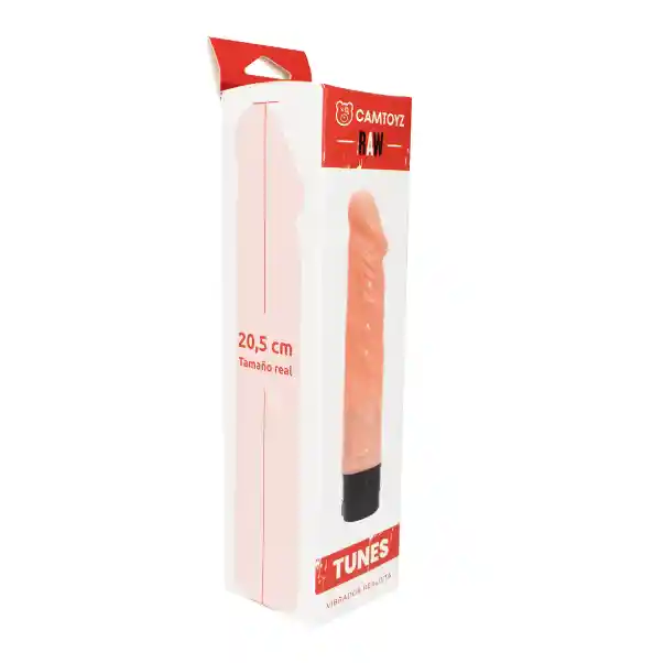 Vibrador Realista Tunes 20.5 Cm