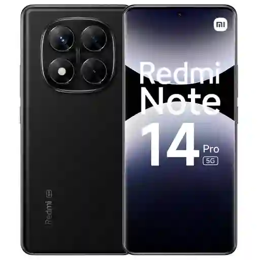Celular Xiaomi Redmi Note 14 Pro 5g 256gb 8ram 200mp Negro