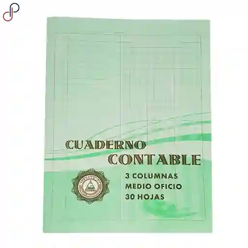 Cuadernillo Contabilidad 30h. 3 Columnas , Medio Oficio