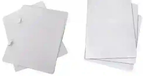 Carpeta De Presentacion Blanca Tamaño Carta Paquete X5 Unidades