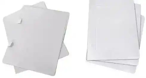 Carpeta De Presentacion Blanca Tamaño Carta Paquete X5 Unidades
