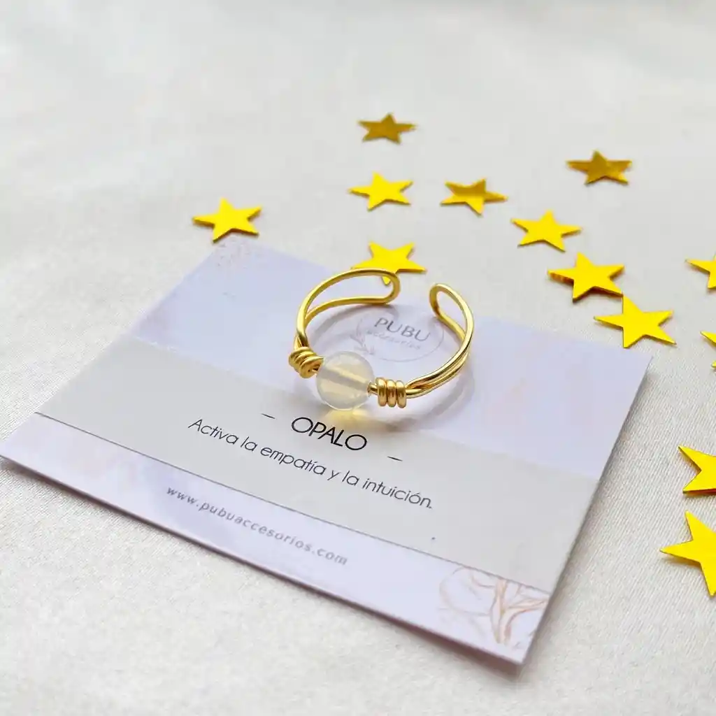 Anillo Graduable Opalo