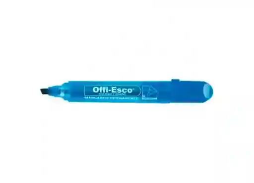 Offiesco Marcador Permanente Azul