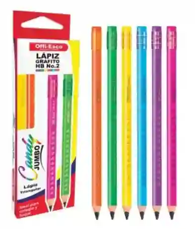 Lapiz Jumbo Kids Offiesco Hb2 Oe-160