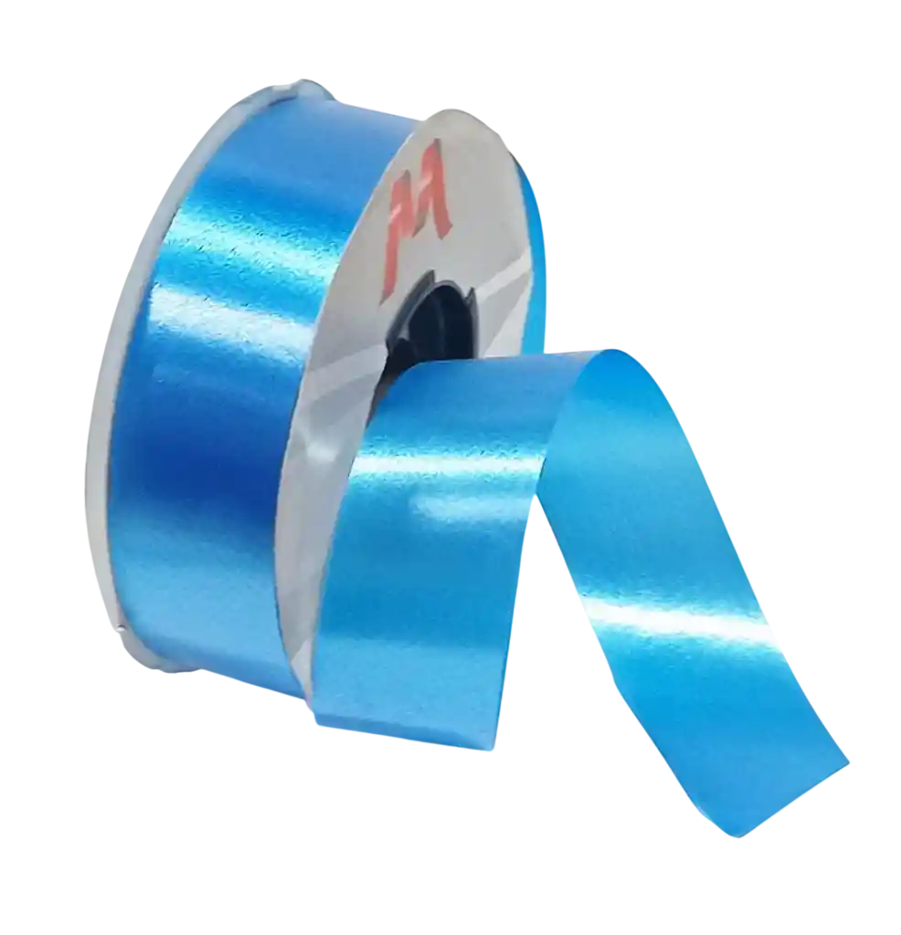 Cinta Liston De Papel Azul Claro 3cm X 50yrd