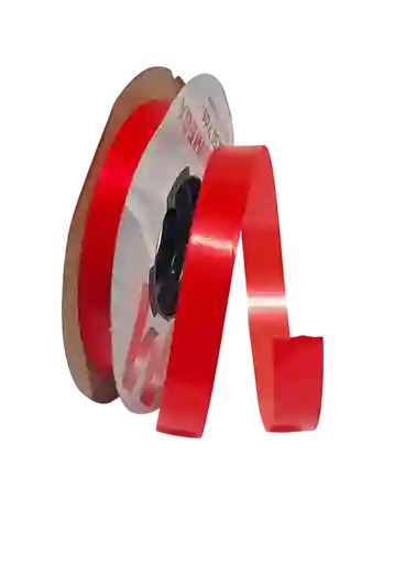 Cinta Liston De Papel Rojo 1,5cm X 50yrd
