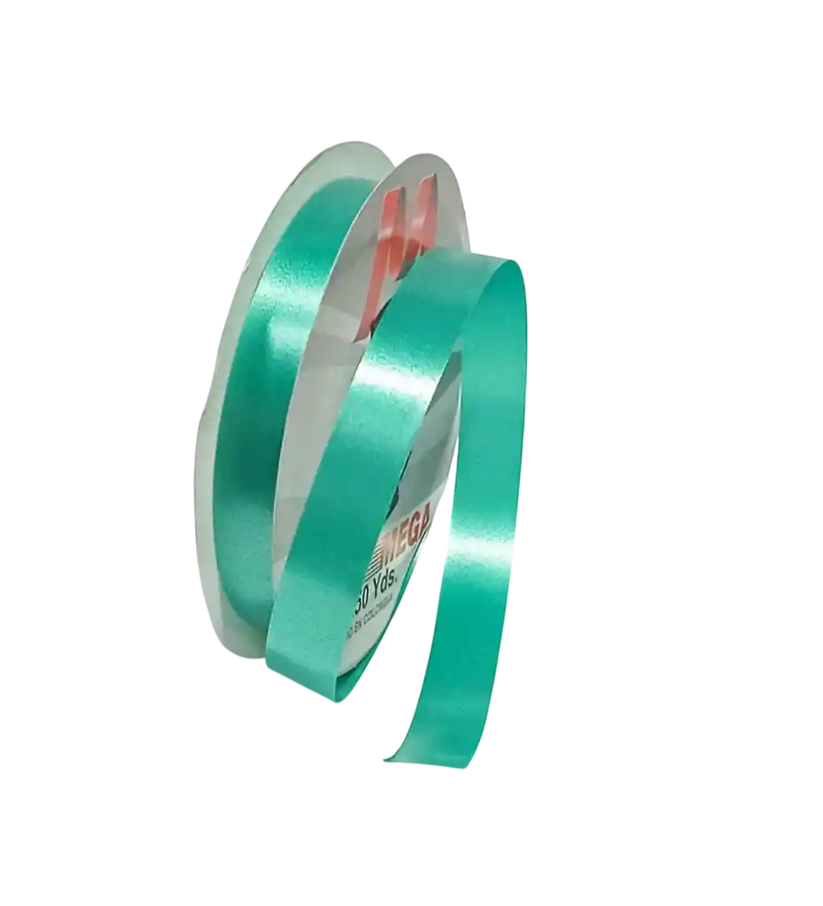 Cinta Liston De Papel Verde Claro 1,5cm X 50yrd