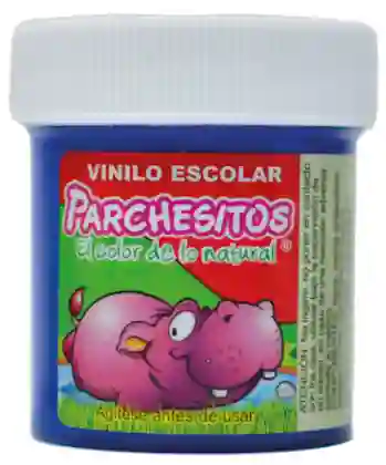 Vinilo Escolar Azul 40 G Parchesitos