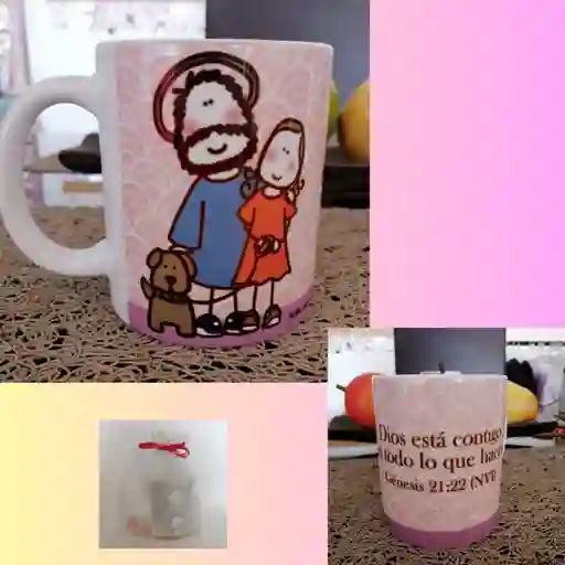 Mug Ceramica 11 Onzas Con Decoracion