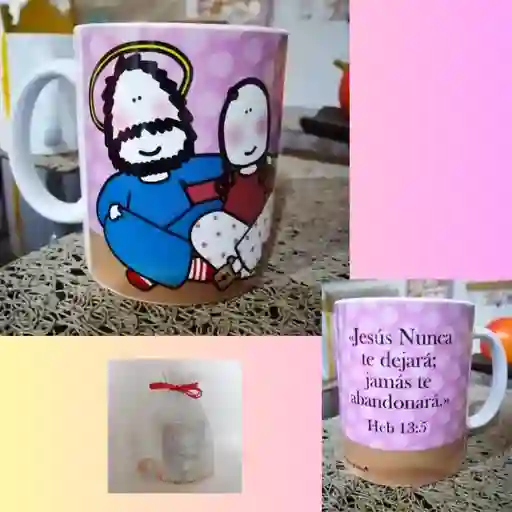 Mug Ceramica 11 Onzas Decorado