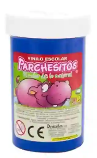 Vinilo Escolar Azul 150 G Parchesitos