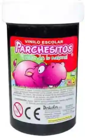 Vinilo Escolar Negro 150 G Parchesitos