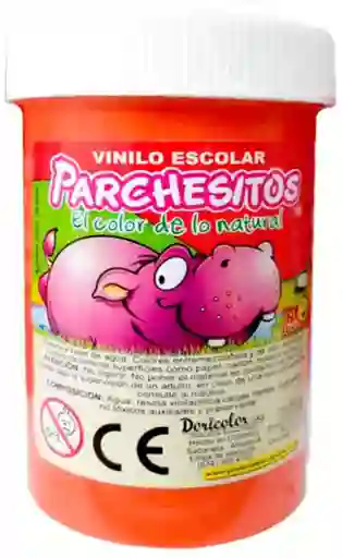 Vinilo Escolar Naranja 150 G Parchesitos
