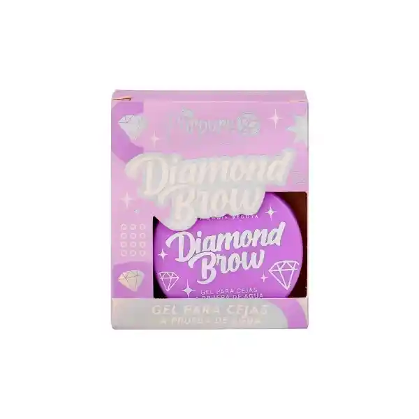 Gel De Cejas Diamond Brown Purpure