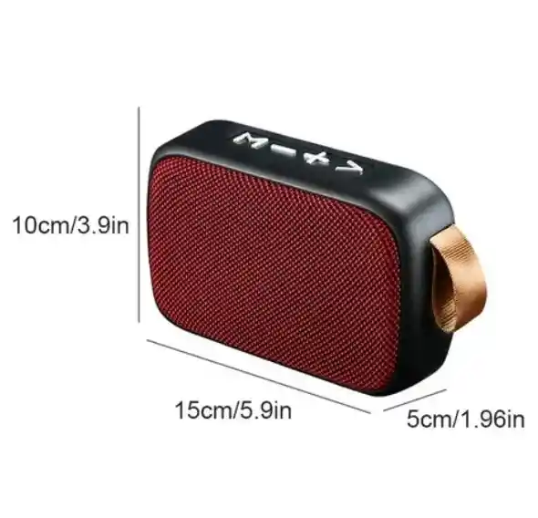 Parlante De Bluetooth D2146-a Rojo