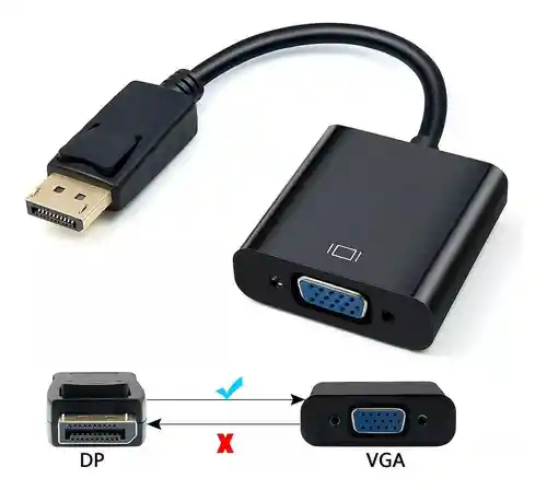 Convertidor De Display Port A Vga Cable