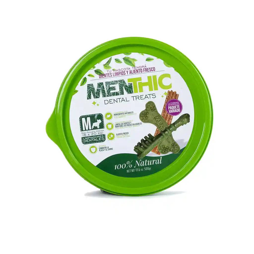 Menthic Dental Treats – Snack Bombonera Premium-m-500 Gr