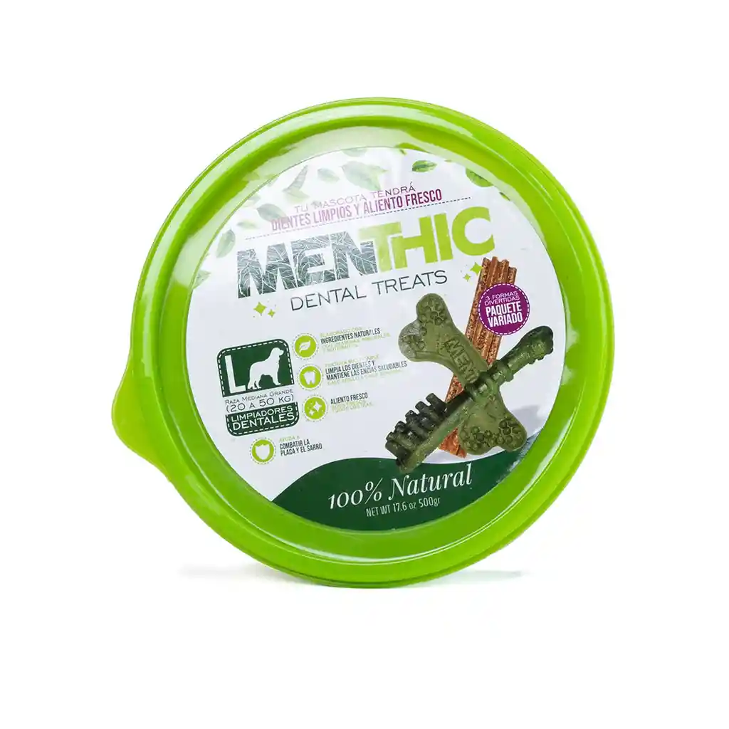 Menthic Dental Treats – Snack Bombonera Premium-l-500 Gr