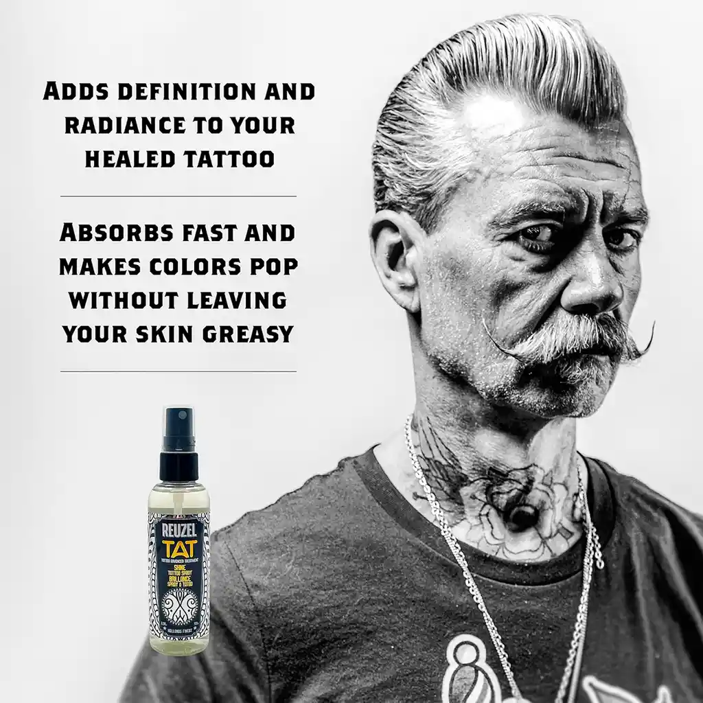 Abrillantador Tatuajes Shine Tattoo Spray 3.38oz Reuzel Piel