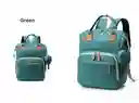 Pañalera Multifuncional Bebe Mochila Expandible Verde By-1