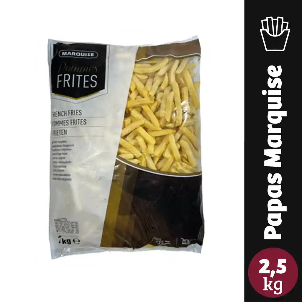 Papas Francesas Congeladas Marquise 2.5kg