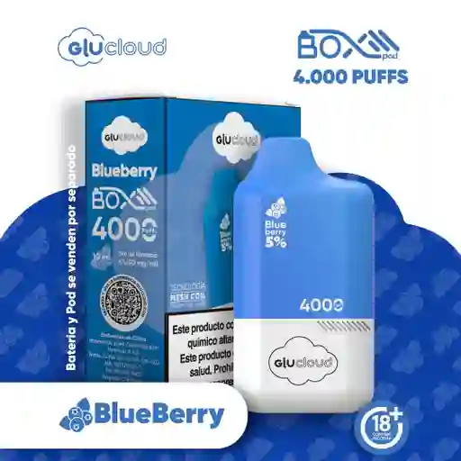 Glucloud Pod 4.000 Puffs Blueberry Ice