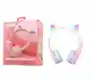 Diadema Sy-g30 Rosada Alámbrica Con Estilo De Orejas De Gato