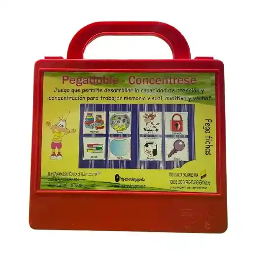 Juego Didáctico Pegatable Frutas En Ingles Para Niños