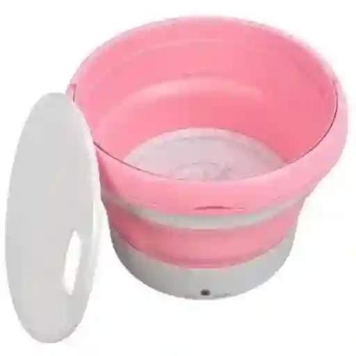 Mini Lavadora Plegable Balde 7l Eléctrica Portátil Retráctil