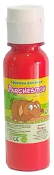 Tempera Escolar Roja Parchesitos 120cc