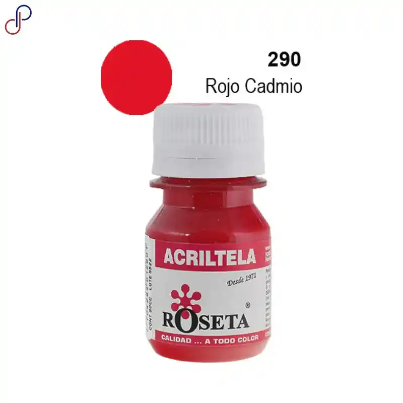 Pintura Para Tela Acritela Roseta 30cc Rojo
