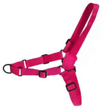 Zee Dog Pink Led Soft-walk Harness Large