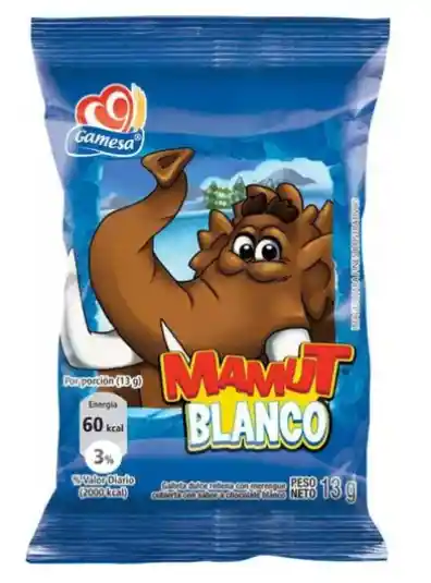 Galleta Mamut Blanco X 42 Unidades