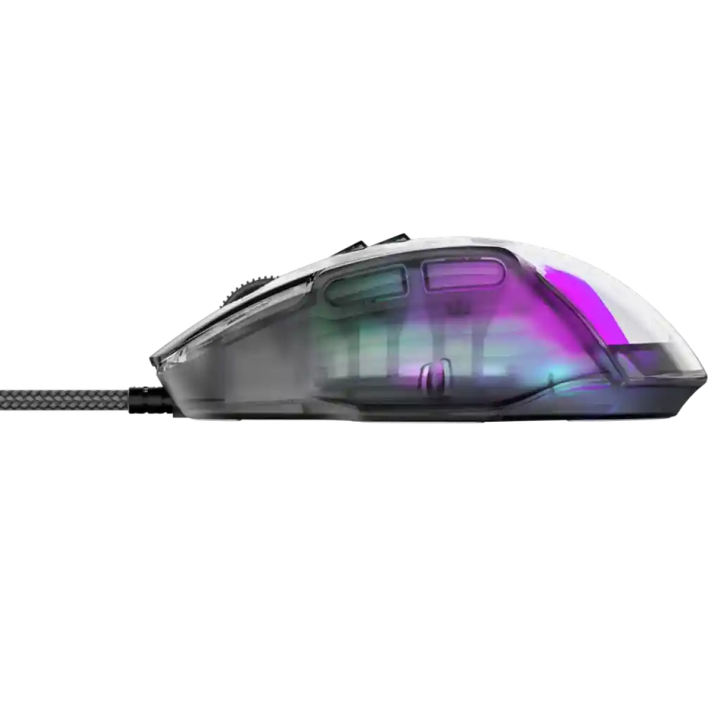 Mouse Havit Semi Transparente Con Software / Hasta 7200dpi / Ms1011se