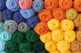 Hilo Lana Naranja Ovillo Crochet 50 Gr