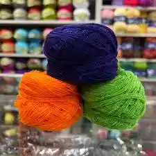 Hilo Lana Naranja Ovillo Crochet 50 Gr