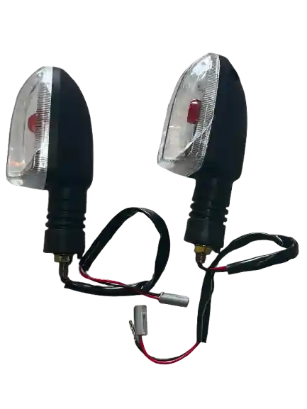 Direccionales Para Moto Pulsar 180 Blanca X2