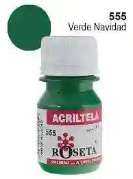 Pintura Para Tela Acritela Roseta 30cc Verde Navidad