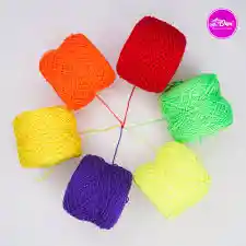 Hilo Lana Rosa Pastel Ovillo Crochet 50 Gr